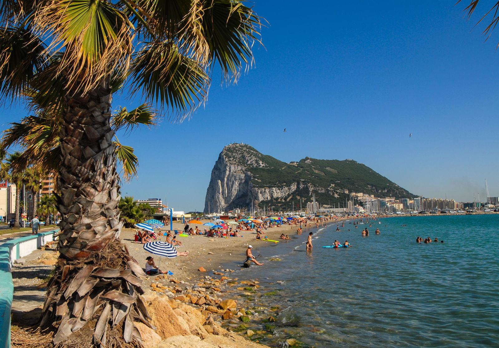 Andalusië Gibraltar strand Spanje